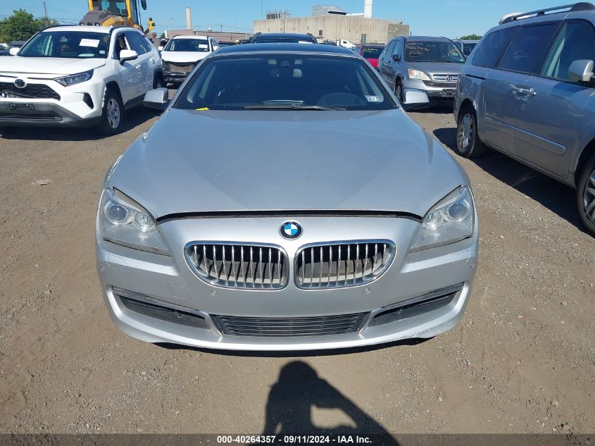 2013 BMW 650 I VIN: WBA6B2C50DD128127 Lot: 40264357