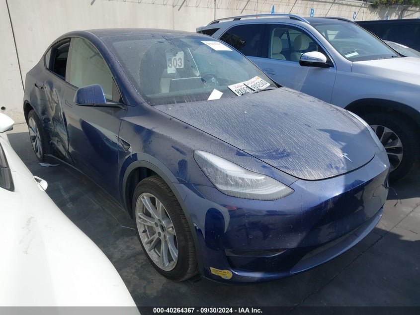 VIN 5YJYGDEE1MF241325 2021 TESLA MODEL Y LONG RANGE DUAL MOTOR ALL-WHEEL DRIVE