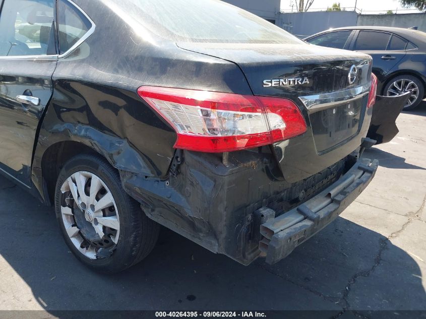 2015 Nissan Sentra S VIN: 3N1AB7AP6FY298168 Lot: 40264395