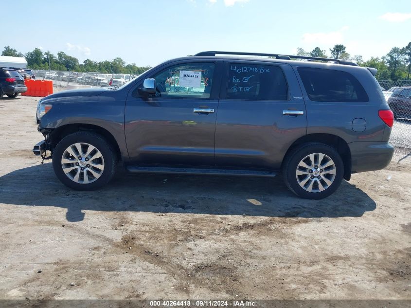 5TDJY5G1XES107330 2014 Toyota Sequoia Limited 5.7L V8