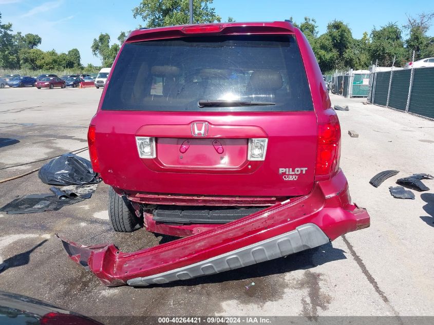 2005 Honda Pilot Ex-L VIN: 5FNYF185X5B003603 Lot: 40264421