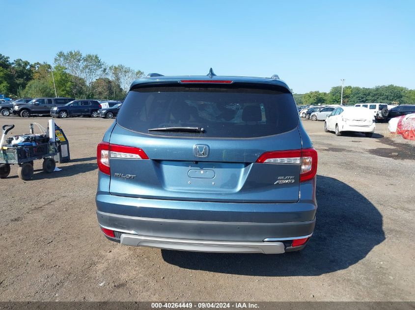 2020 Honda Pilot Awd Elite VIN: 5FNYF6H05LB047099 Lot: 40264449