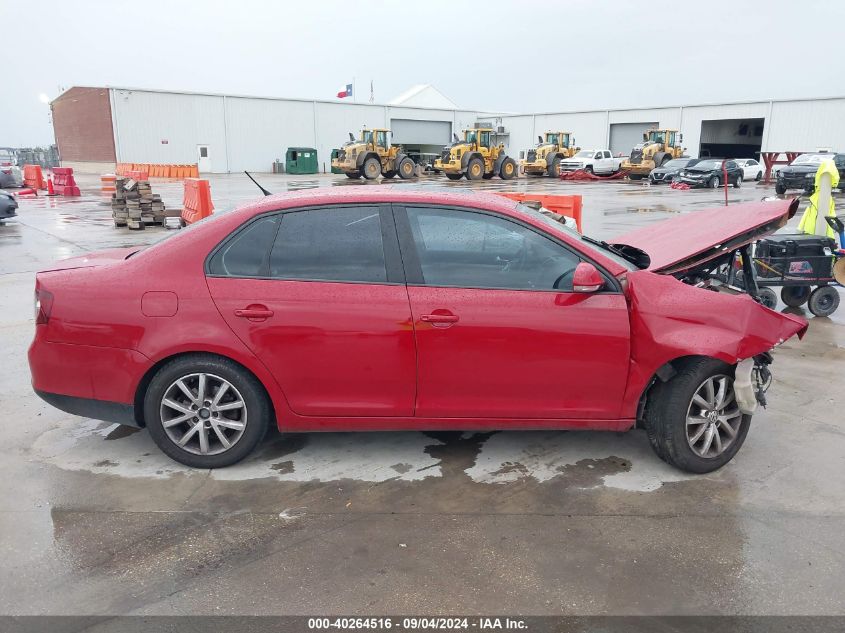 2010 Volkswagen Jetta Se/Sel VIN: 3VWRX7AJ3AM115898 Lot: 40264516