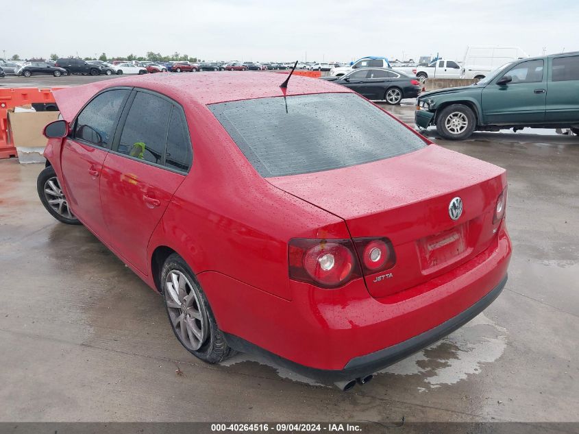 2010 Volkswagen Jetta Se/Sel VIN: 3VWRX7AJ3AM115898 Lot: 40264516