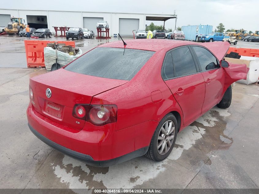 2010 Volkswagen Jetta Se/Sel VIN: 3VWRX7AJ3AM115898 Lot: 40264516