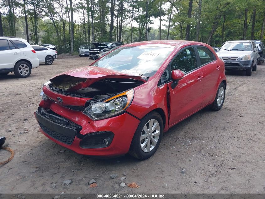 2012 Kia Rio Ex/Sx VIN: KNADN5A3XC6011045 Lot: 40264521