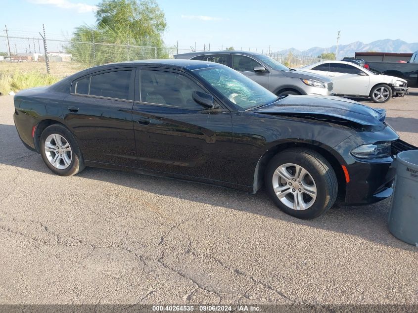 2022 Dodge Charger Sxt Rwd VIN: 2C3CDXBG4NH227476 Lot: 40264535