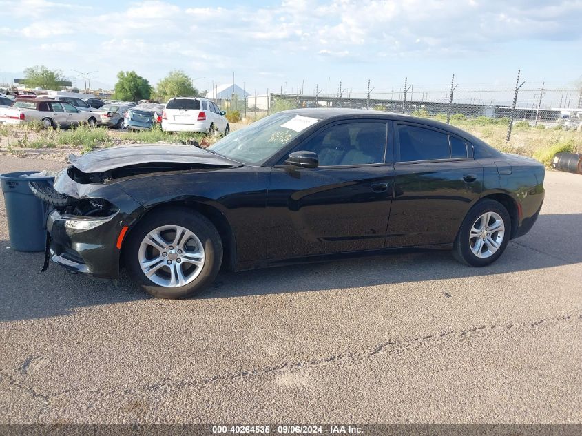 2022 Dodge Charger Sxt Rwd VIN: 2C3CDXBG4NH227476 Lot: 40264535