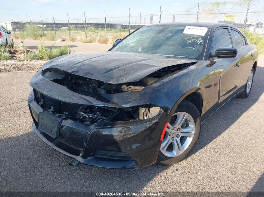 2022 Dodge Charger Sxt Rwd VIN: 2C3CDXBG4NH227476 Lot: 40264535