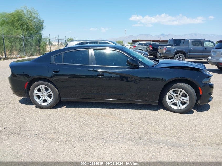 VIN 2C3CDXBG4NH227476 2022 DODGE CHARGER SXT RWD
