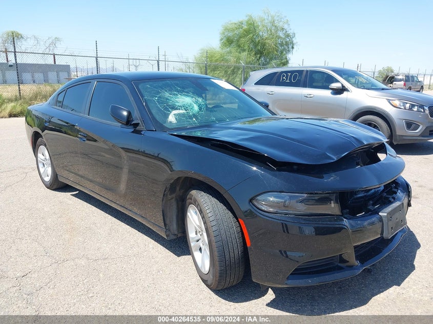 VIN 2C3CDXBG4NH227476 2022 DODGE CHARGER SXT RWD