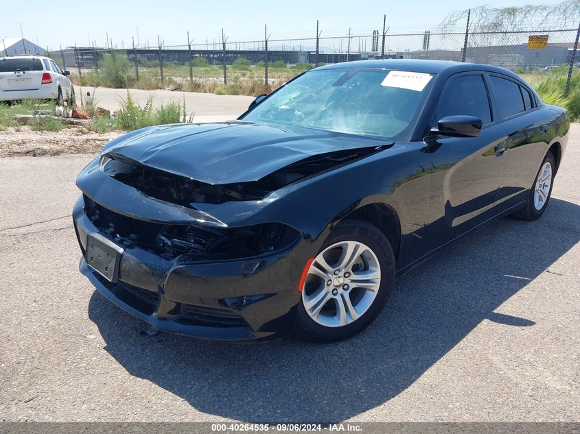 VIN 2C3CDXBG4NH227476 2022 DODGE CHARGER SXT RWD
