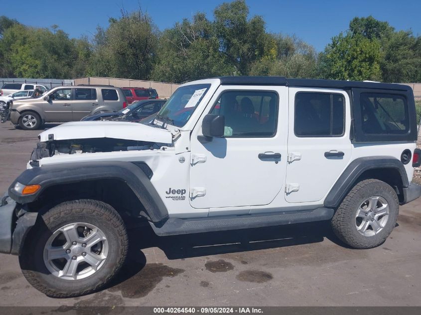 2019 Jeep Wrangler Unlimited Sport S 4X4 VIN: 1C4HJXDN8KW668563 Lot: 40264540