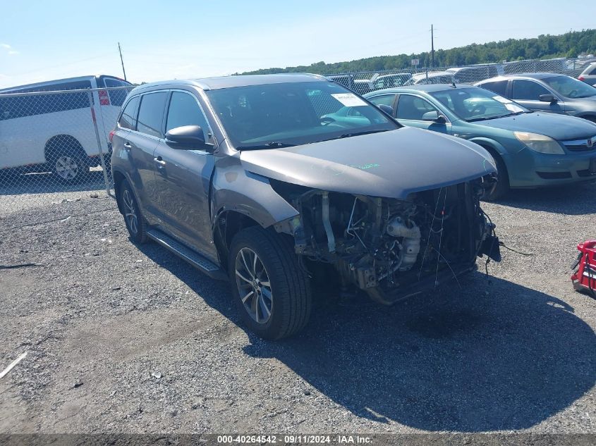 2017 TOYOTA HIGHLANDER XLE - 5TDJZRFH6HS467590