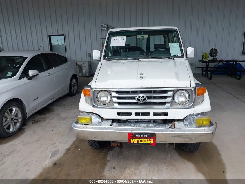 1989 Toyota Fj Cruiser VIN: FJ700010218 Lot: 40264603