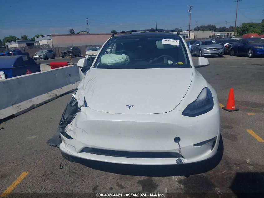 2021 Tesla Model Y Long Range Dual Motor All-Wheel Drive VIN: 5YJYGDEE8MF095697 Lot: 40264621