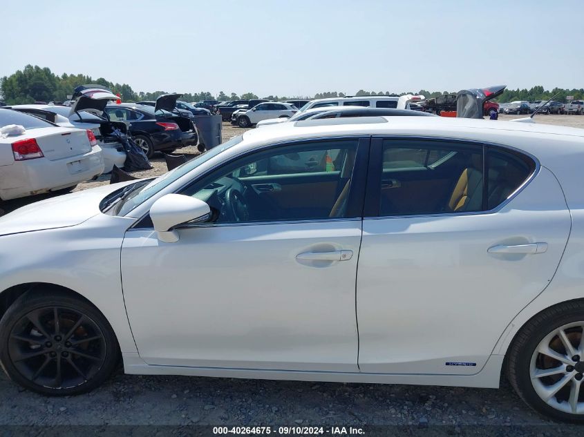 2012 Lexus Ct 200H 200 VIN: JTHKD5BH9C2115071 Lot: 40264675