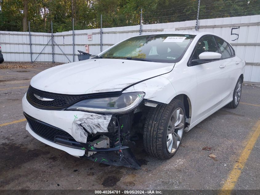 2015 Chrysler 200 S VIN: 1C3CCCBB3FN614285 Lot: 40264781