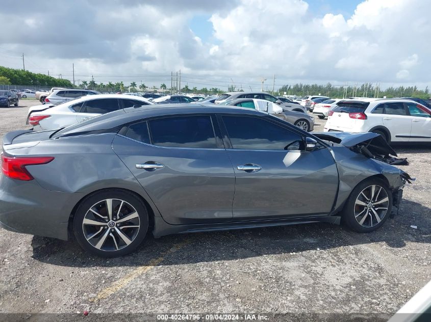 2017 Nissan Maxima 3.5S/Sv/Sl/Sr/Plat VIN: 1N4AA6APXHC391805 Lot: 40264796