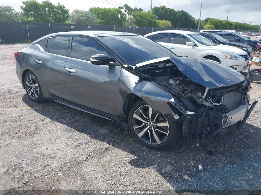 2017 Nissan Maxima 3.5S/Sv/Sl/Sr/Plat VIN: 1N4AA6APXHC391805 Lot: 40264796