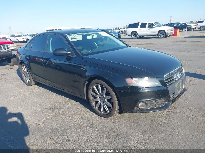 2011 Audi A4 Premium VIN: WAUAFAFL0BN001047 Lot: 40264810