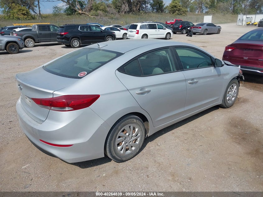 2017 HYUNDAI ELANTRA SE - KMHD74LF4HU401989