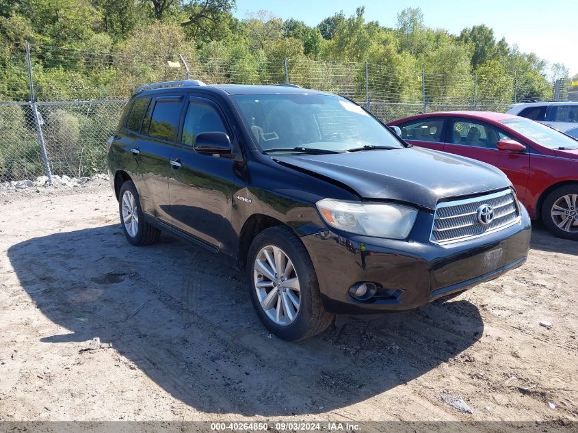 2009 Toyota Highlander Hybrid VIN: JTEEW41A692037005 Lot: 40264850