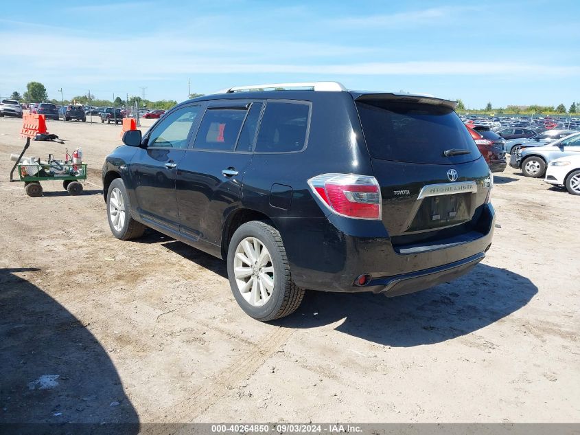 2009 Toyota Highlander Hybrid VIN: JTEEW41A692037005 Lot: 40264850