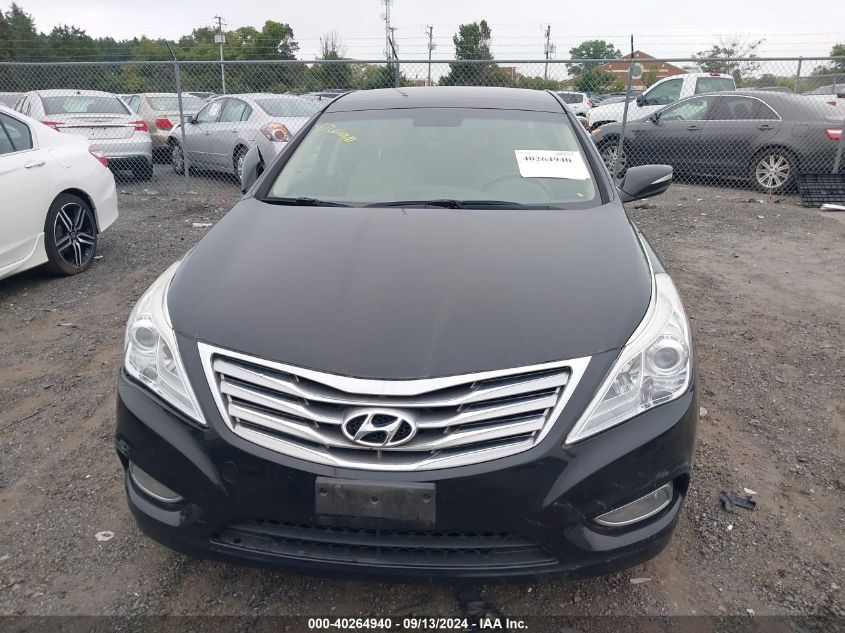 2012 Hyundai Azera VIN: KMHFH4JG5CA166725 Lot: 40264940