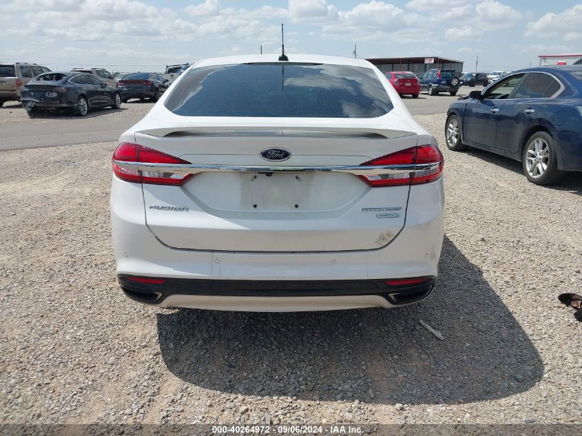 2017 Ford Fusion Titanium VIN: 3FA6P0K99HR131995 Lot: 40264972