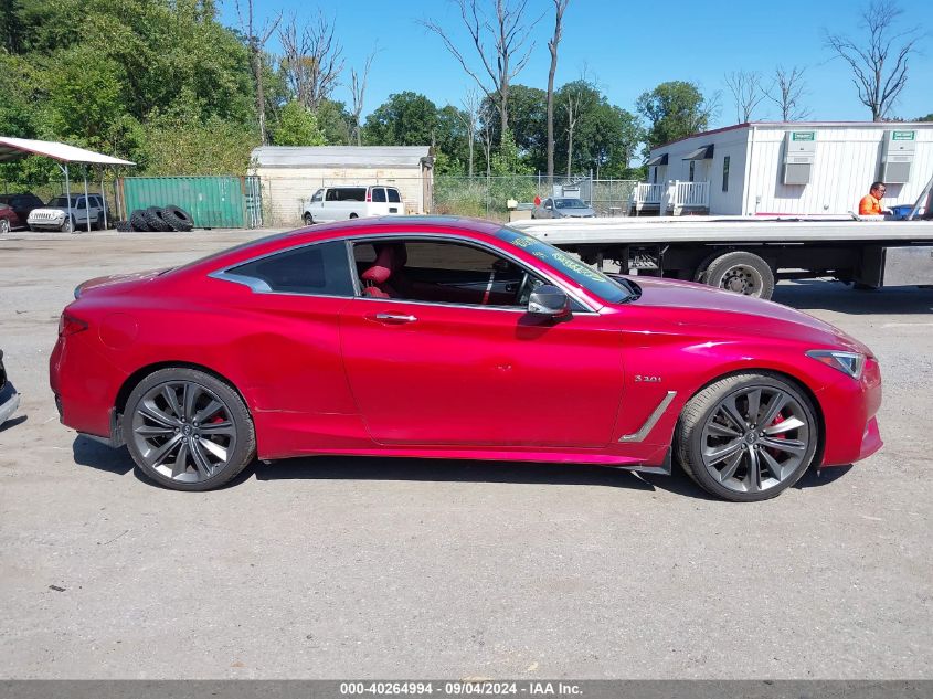 2018 Infiniti Q60 Red Sport 400 VIN: JN1FV7EL0JM631299 Lot: 40264994