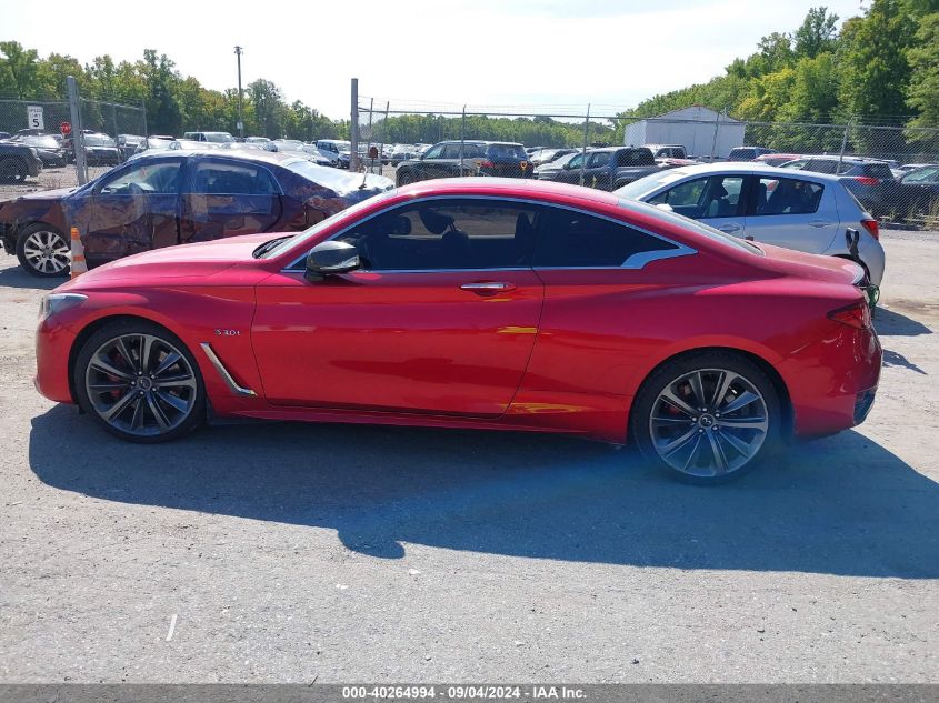 2018 Infiniti Q60 Red Sport 400 VIN: JN1FV7EL0JM631299 Lot: 40264994