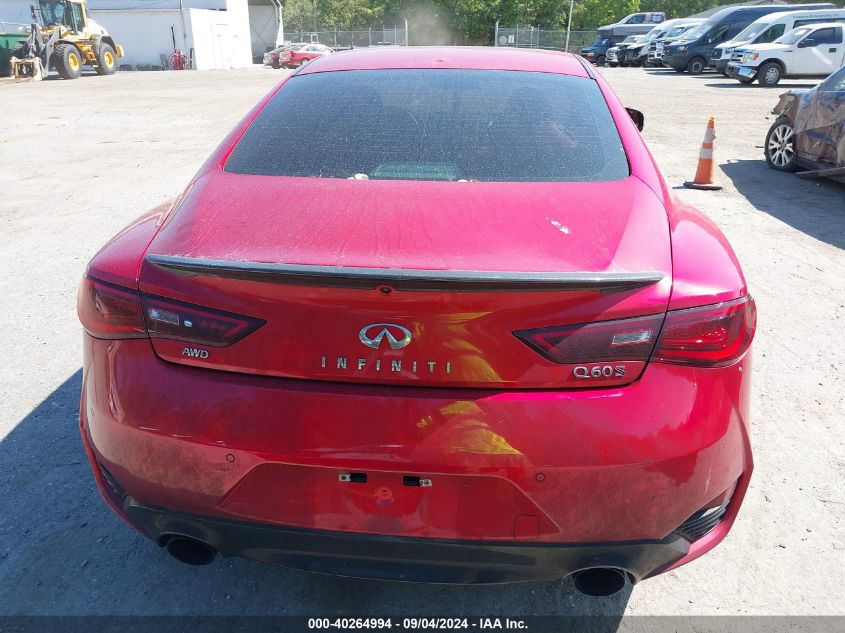 2018 Infiniti Q60 Red Sport 400 VIN: JN1FV7EL0JM631299 Lot: 40264994