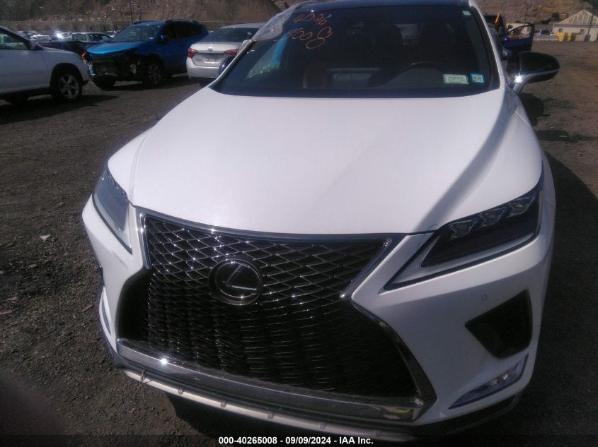 2020 Lexus Rx 350 F Sport Performance VIN: 2T2YZMDA5LC234319 Lot: 40265008