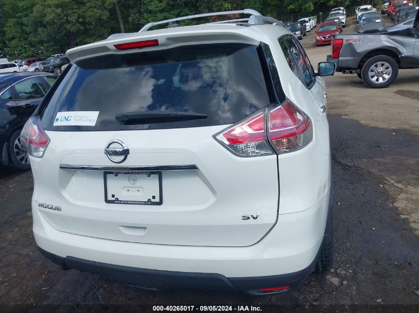 2015 Nissan Rogue Sv VIN: 5N1AT2MT3FC926763 Lot: 40265017