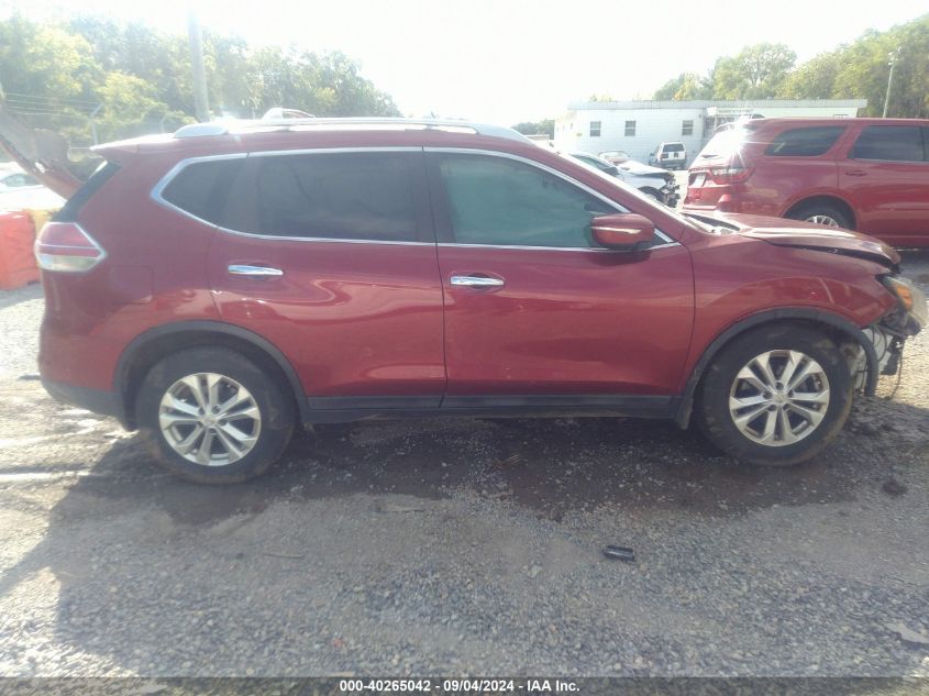 2015 Nissan Rogue Sv VIN: 5N1AT2MT2FC904916 Lot: 40265042