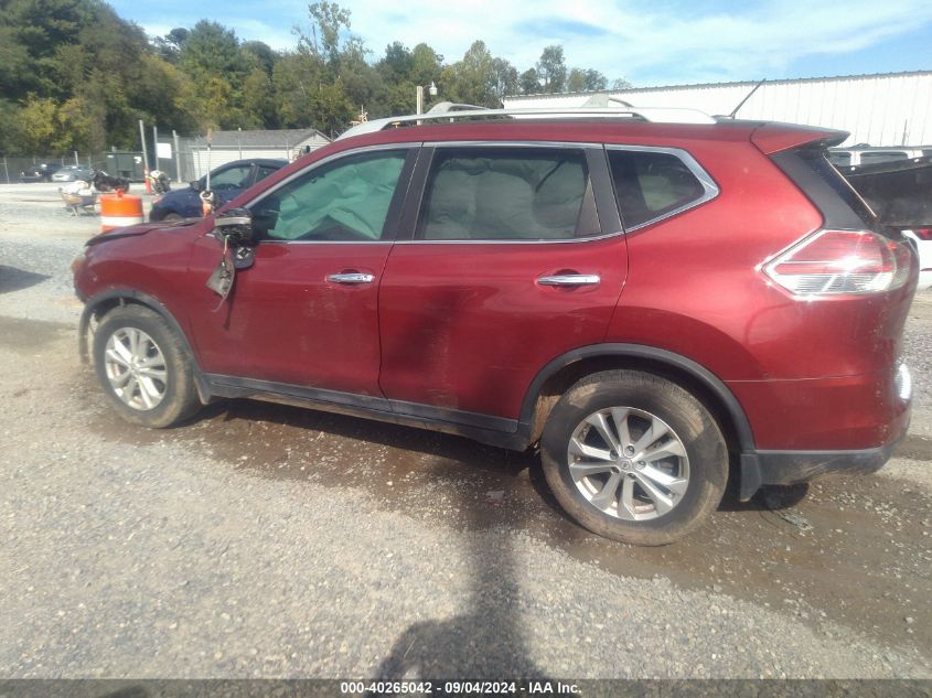 2015 Nissan Rogue Sv VIN: 5N1AT2MT2FC904916 Lot: 40265042