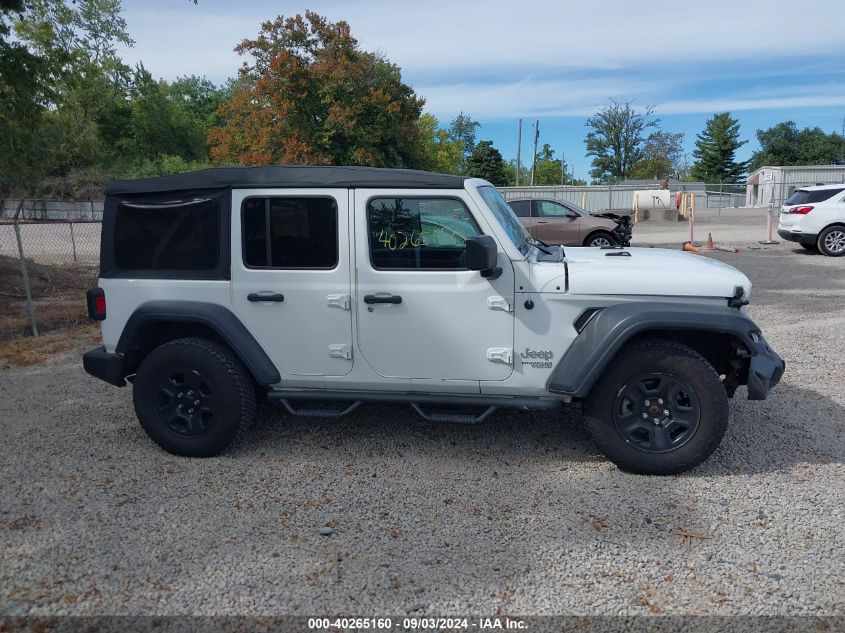 2018 Jeep Wrangler Unlimited Sport 4X4 VIN: 1C4HJXDG5JW150717 Lot: 40265160