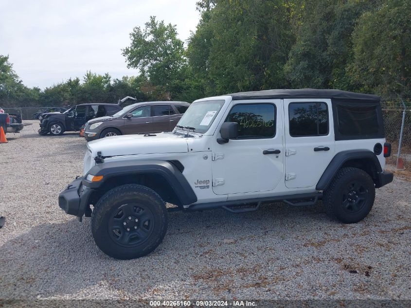 2018 Jeep Wrangler Unlimited Sport 4X4 VIN: 1C4HJXDG5JW150717 Lot: 40265160