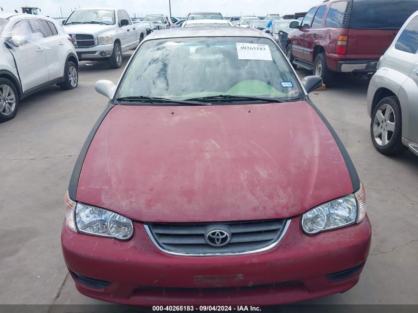 2002 Toyota Corolla Le VIN: 1NXBR12E12Z650685 Lot: 40265183