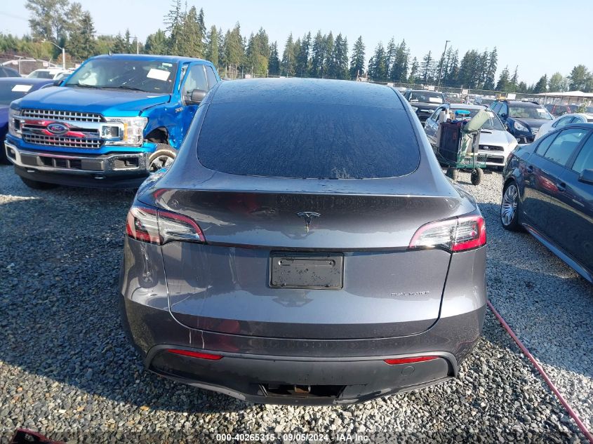 2023 Tesla Model Y Awd/Long Range Dual Motor All-Wheel Drive VIN: 7SAYGAEE8PF685887 Lot: 40265315