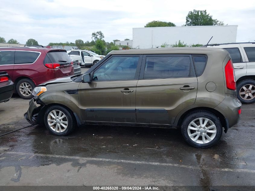 2012 Kia Soul + VIN: KNDJT2A6XC7446761 Lot: 40265320