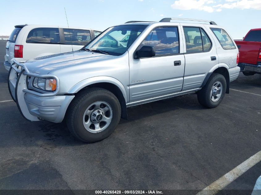 2000 Isuzu Rodeo Ls/Lse/S 3.2L VIN: 4S2CK58W5Y4305175 Lot: 40265428