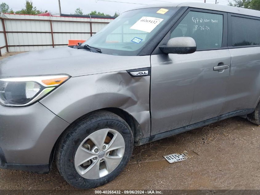 2016 Kia Soul VIN: KNDJN2A21G7275542 Lot: 40265432