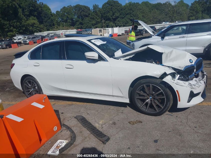 2020 BMW 330I xDrive VIN: 3MW5R7J00L8B43749 Lot: 40265436