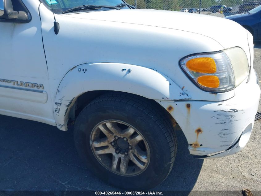 2004 Toyota Tundra Sr5 V8 VIN: 5TBDT441X4S466078 Lot: 40265446