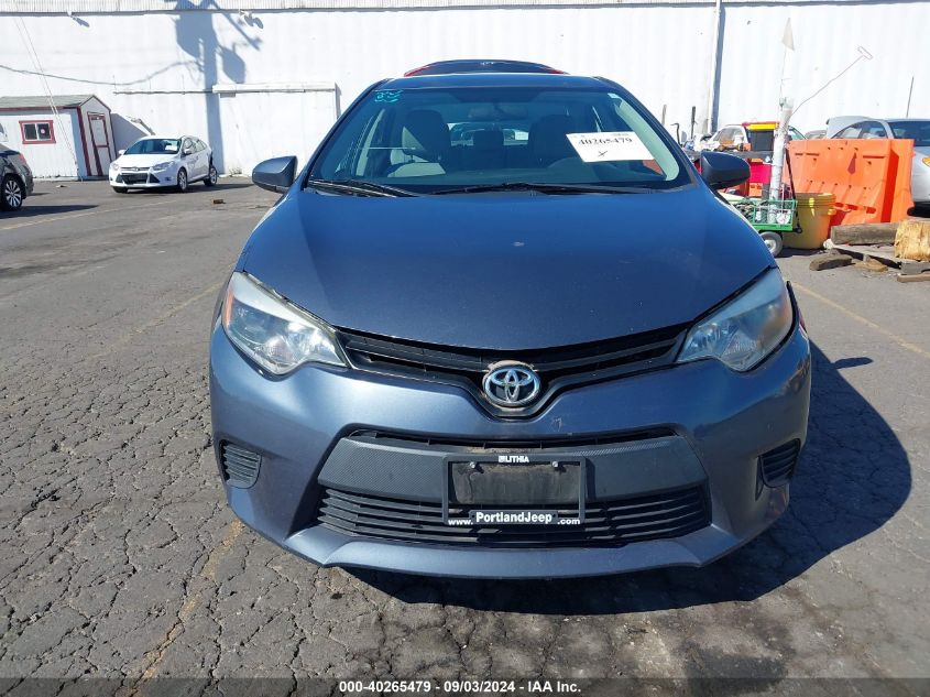 2014 Toyota Corolla Le VIN: 2T1BURHE5EC182213 Lot: 40265479