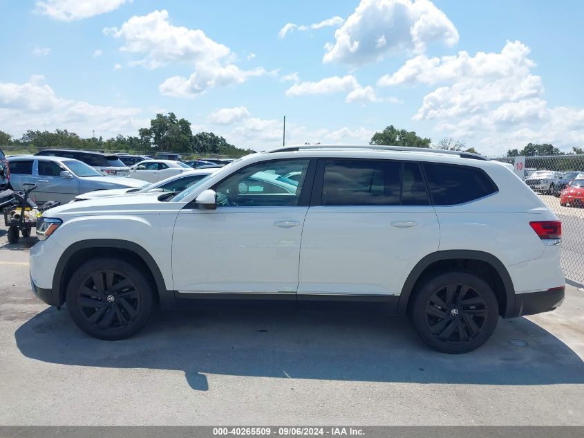 2021 Volkswagen Atlas 3.6L V6 Sel VIN: 1V2BR2CA8MC570944 Lot: 40265509