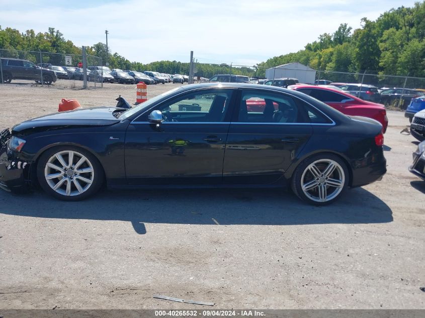 2013 Audi S4 3.0T Premium Plus VIN: WAUBGAFL3DA056832 Lot: 40265532