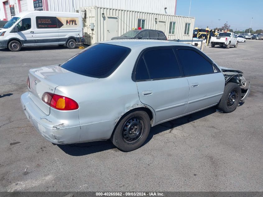 2001 Toyota Corolla Le VIN: 1NXBR12E61Z480029 Lot: 40265562